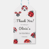 Étiquettes-cadeau Bugs & Insectes Vintage fête d'anniversaire (Devant)