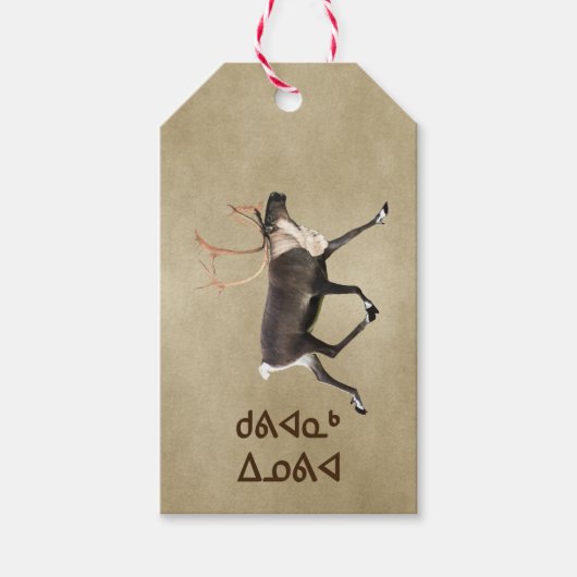 Étiquettes-cadeau Bull Caribou - Kuvianak Innovia (Devant)