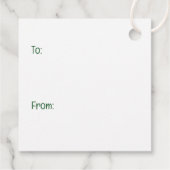 Étiquettes Cadeau Bulldogs anglais de la Saint-Patrick (Dos)