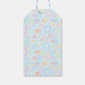 Étiquettes-cadeau Bulles et nageoires Anniversaire pour enfants
