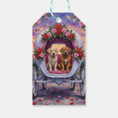 Étiquettes-cadeau Bullmastiff Dog Valentine's Day  (Dos)