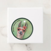 Étiquettes Cadeau Bunco Funny Lllama cadeau de Noël (En situation)