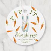 Étiquettes Cadeau Bunny - Pop it ! Quand elle éclaire ! (Devant)