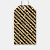 Étiquettes-cadeau Buon Natale Noir et Or Chic Italien Noël (Dos)