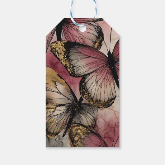 Étiquettes-cadeau Butterfly grace (Devant)