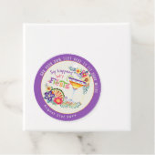 Étiquettes Cadeau Ça arrive! Fêtons Custom (En situation)