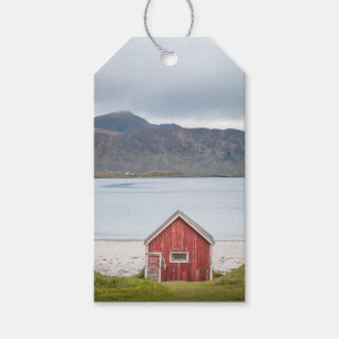 Étiquettes-cadeau Cabine rouge Ramberg Lofoten