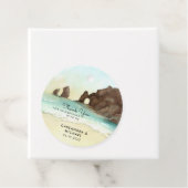 Étiquettes Cadeau Cabo San Lucas Mexique Aquarelle  (En situation)