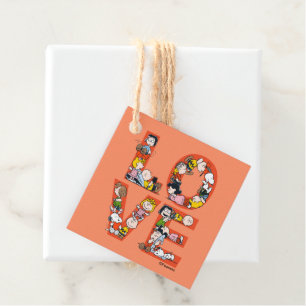 Étiquettes Cadeau cacahuètes - AMOUR