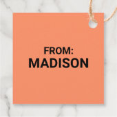 Étiquettes Cadeau cacahuètes - AMOUR (Dos)