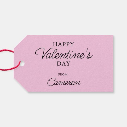 Étiquettes-cadeau cacahuètes | Charlie Brown Soyez ma Saint Valentin (Dos (Horizontal))