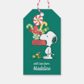 Étiquettes-cadeau cacahuètes | Plus Le Merrier Est Merrier (Devant)