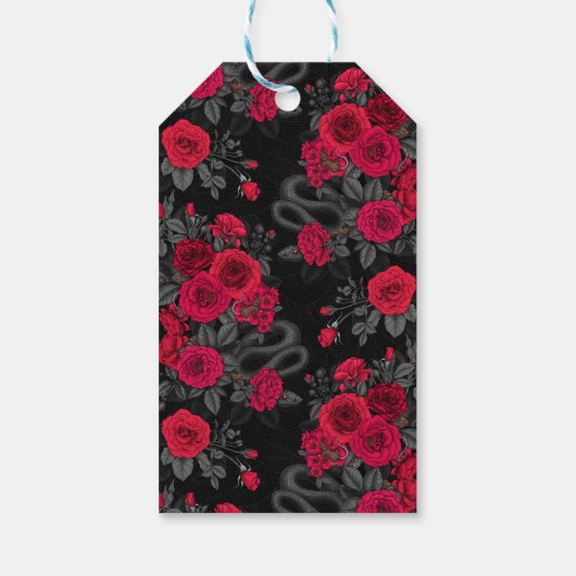 Étiquettes-cadeau Caché en rose (Dos)