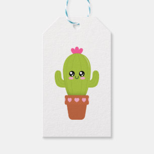Étiquettes-cadeau Cactus