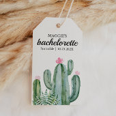 Étiquettes-cadeau Cactus Succulent Fleur Bachelorette Favoriser