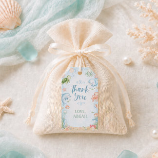 Étiquettes-cadeau Cadeau de Baby Shower Océan Bébé à Venir