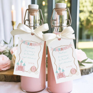 Étiquettes-cadeau Cadeau de fête d'anniversaire de princesse royale