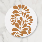 Étiquettes Cadeau Cadeau de fête de mariage en terre cuite de talave (Dos)