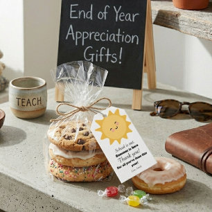 Étiquettes-cadeau Cadeau de fin d'année pour apprécier les professeu