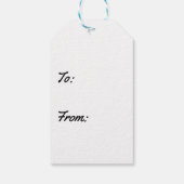 Étiquettes-cadeau Cadeau de golfeur balles de golf géantes Tés or (Dos)