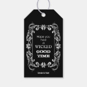 Étiquettes-cadeau Cadeau de Halloween pour un moment méchant (Devant)