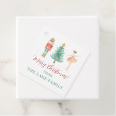 Étiquettes Cadeau Cadeau de Noël personnalisé Nutcracker (En situation)