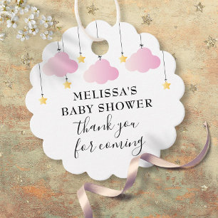 Étiquettes Cadeau Cadeau de remerciement pour Baby Shower Fille Twin