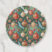 Étiquettes Cadeau Cadeau de vacances (Devant)