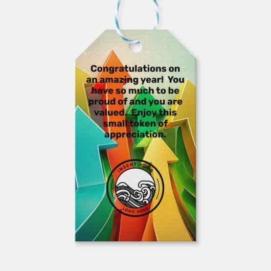 Étiquettes-cadeau Cadeau d'entreprise (Ventes) (Devant)