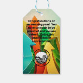 Étiquettes-cadeau Cadeau d'entreprise (Ventes) (Dos)