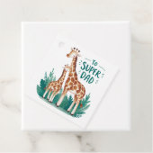 Étiquettes Cadeau Cadeau fête des pères | À Super Papa (En situation)