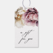 Étiquettes-cadeau Cadeau Floral Abondance Rustique pour Vous (Devant)