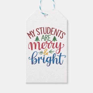 Étiquettes-cadeau Cadeau pour l'enseignant | Mes élèves sont joyeux