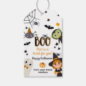 Étiquettes-cadeau Cadeau pour vous, joyeux Halloween, costumes d'enf (Devant)