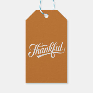 Étiquettes-cadeau Cadeau vintage de remerciement de Thanksgiving d'a