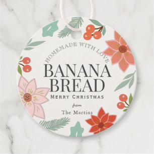 Étiquettes Cadeau Cadeaux de cuisson maison vacances Floral