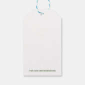 Étiquettes-cadeau Cadeaux de Noël mignons (Dos)