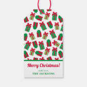 Étiquettes-cadeau Cadeaux de Noël personnalisés (Dos)