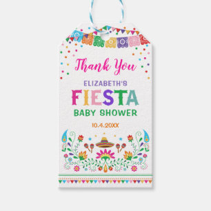 Étiquettes-cadeau Cadeaux nuptiales de baby shower mexicain de