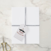 Étiquettes-cadeau Cadeaux Valentine Mustache (Avec de la ficelle)