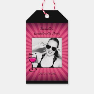 Étiquettes-cadeau Cadre Bachelorette personnalisé