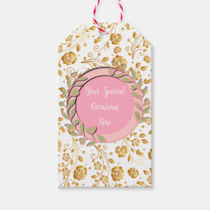 Étiquettes-cadeau Cadre floral élégant : pour chaque occasion