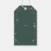 Étiquettes-cadeau Cadre Lune Étoiles Célestes (Dos)