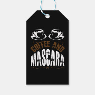 Étiquettes-cadeau Café Art Café Et Mascara