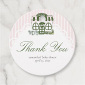 Étiquettes Cadeau Cafe Bebe Baby Shower Café (Devant)