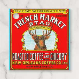 Étiquettes Cadeau Café rôti et chicorée
