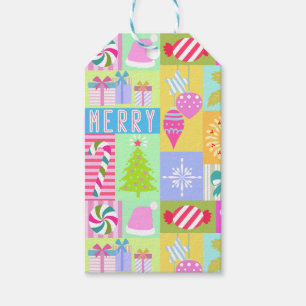 Étiquettes-cadeau Calendrier de Noël