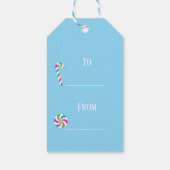 Étiquettes-cadeau Calendrier de Noël (Dos)