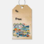 Étiquettes-cadeau California Dreaming (Devant)