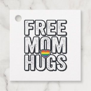 Étiquettes Cadeau Câlins gratuits de maman Fierté Cœur Vintage T-Shi